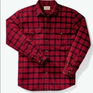 Filson Alaskan Guide Shirt, Red Flannel
